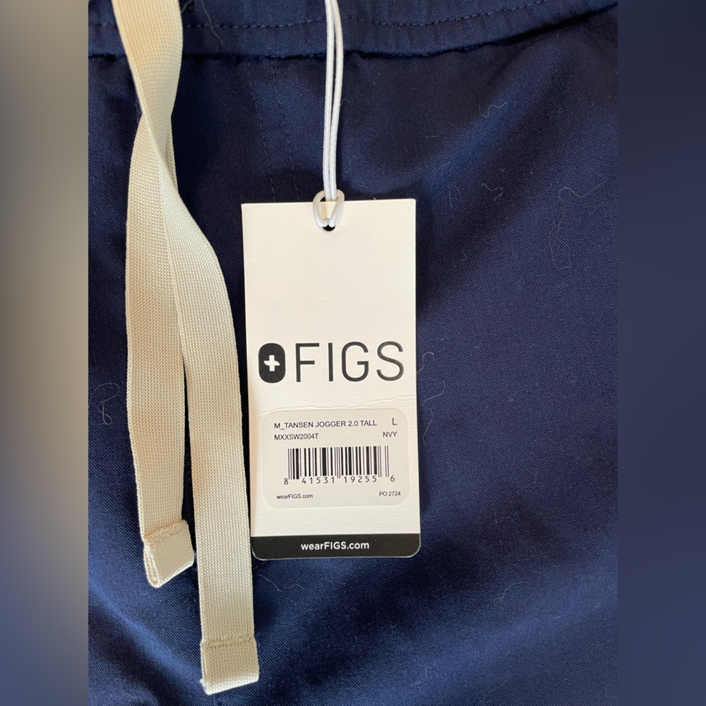 NWT Figs Navy Blue Scrub Pants